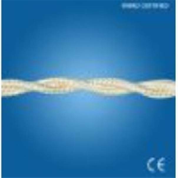 elettroservice elettroservice cavo treccia 2 metri 3x1,5 colore avorio 10110/b2 - foto 1