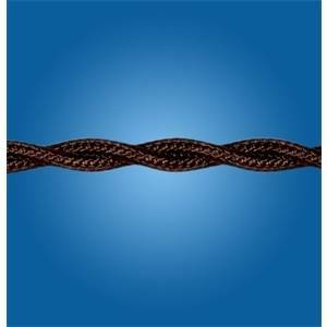 Cavo treccia 3x1 colore marrone 2 metri 10308/b2