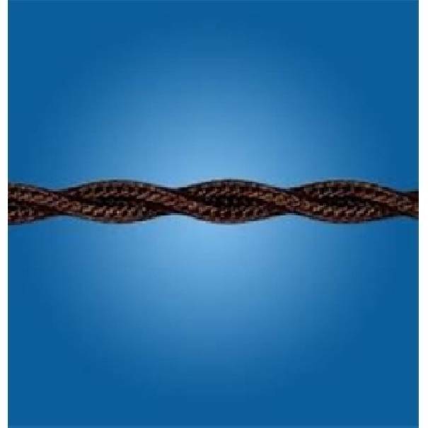 elettroservice elettroservice cavo treccia 3x1 colore marrone 5 metri 10308/b5 - foto 1