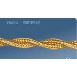 Cavo treccia 3x1,5 colore oro 5 metri 10510/b5
