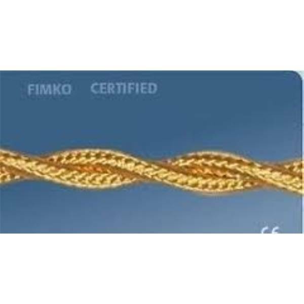 elettroservice elettroservice cavo treccia 3x1,5 colore oro 5 metri 10510/b5 - foto 1