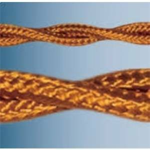 Cavo treccia 5 metri 3x0,75 colore bronzo 10607/b5