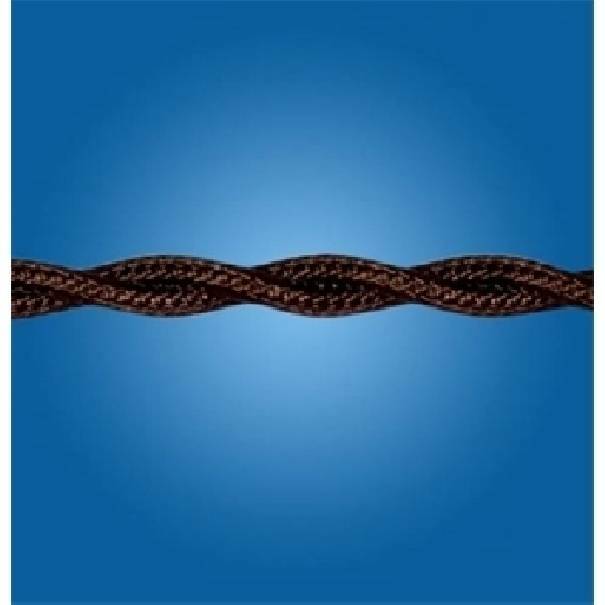 gambarelli gambarelli cavo treccia sezione 3x1 colore marrone 25 metri 10308/b25 - foto 1