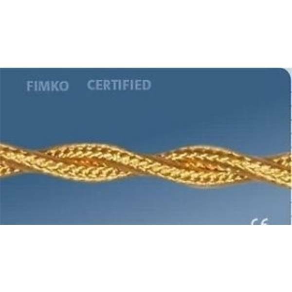 gambarelli gambarelli cavo treccia colore oro sezione 3x1 10 metri 34508bli - foto 1