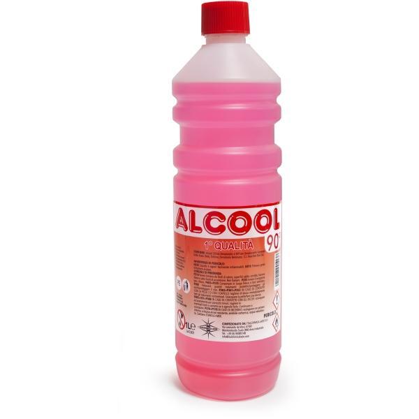 flacone alcool etilico denaturato 90 1 litro italchimica lazio