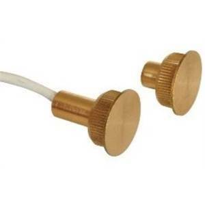 Contatto magnetico da incasso in ottone me424tf