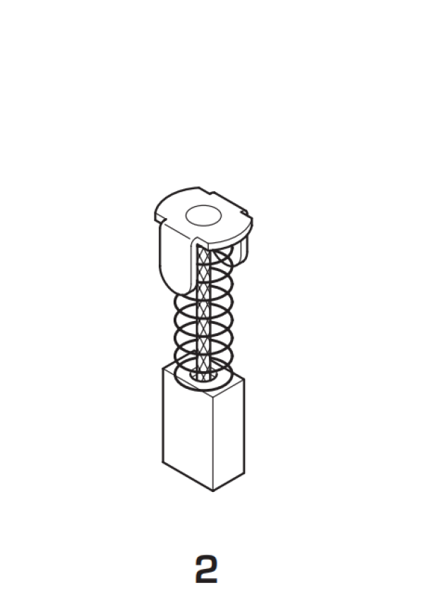 spazzola carbone adattabile per utensili makita spazzola carbone adattabile makita figura 2