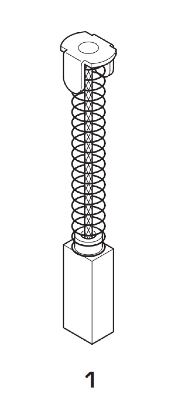 spazzola carbone 6x10x15 19 mm adattabile makita disegno tecnico spazzola carbone 6x10x15 19 mm adattabile makita disegno tecnico