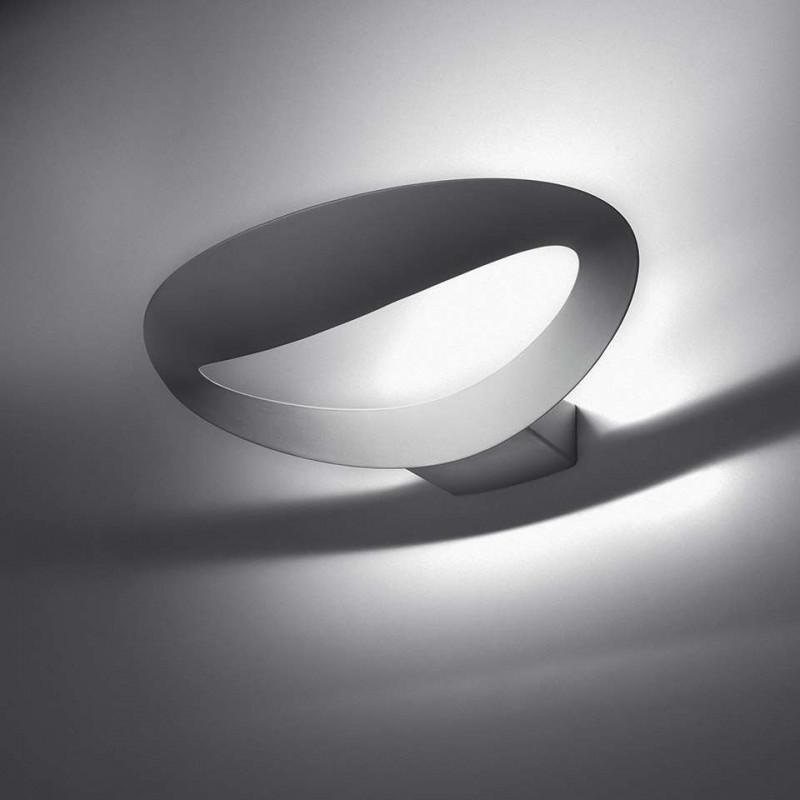 artemide artemide lampada da parete alluminio pressofuso mesmeri halo bianca 0916010a - foto 1