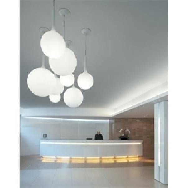 artemide artemide sospensione sfera castore 25 100w attacco e27 colore bianco 1053010a - foto 3