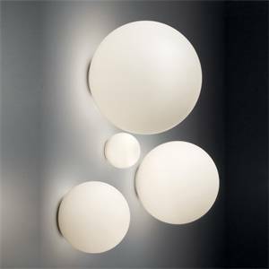 Plafoniera da parete soffitto sfera diametro 35cm dioscuri 0116010a