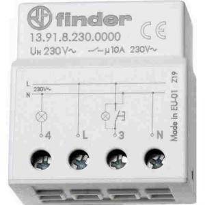 Bipolare Modulare Relè Interruttore A Impulsi 230Vac 10A - Modulare Bipolare INT230MC Componenti Elettrici - 13