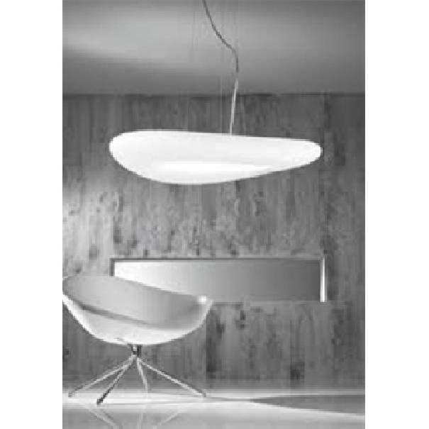 stilnovo sospensione mr.magoo 2gx13 55w colore bianco luce bianca naturale 6860 - foto 2