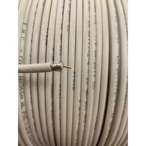 150mt cavo coassiale tv digitale satellitare classe a h-355a pvc bianco 5mm 355al0b150-1