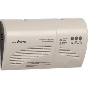 Rilevatore di gas metano a parete rgm wave bianco vn783700