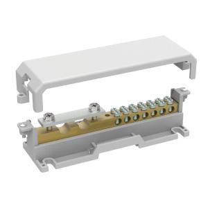 Morsettiera Cinch 10 Posizioni 10-142 - 250V 30A Per Cavi 6-10 AWG - Connessione A Vite