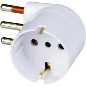 Materiale elettrico adattatore schuko 16a 2p+t bianco rs78029