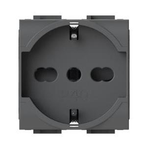 4box presa p40 usb 3.0a per bticino livinglight antracite 4b.l.p40.usb