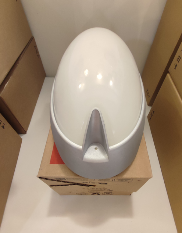 performance in lighting spa prisma plafoniera chip ovale 25 colore grigio metallizzato 21w 005704 - foto 2
