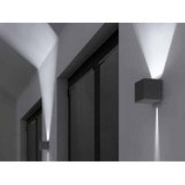 performance in lighting spa prisma lampada cubo quasar 1nb 1w 40w attacco g9 colore antracite 700276 - foto 1