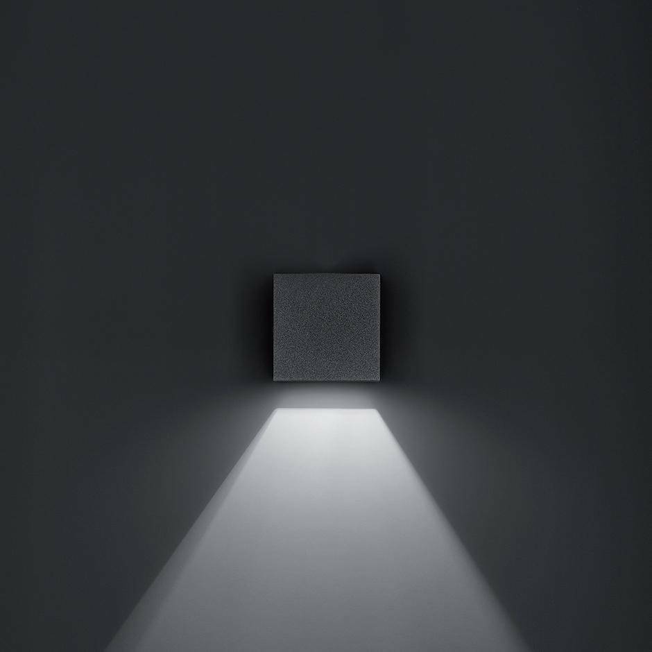 performance in lighting spa prisma lampada cubo quasar 40w attacco g9 colore antracite 700267 - foto 1