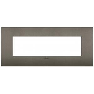 Placca fit 7 moduli in metallo colore  metal 19957.14