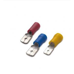 Bm 100 terminali maschi colore rosso 1.5x6,3x0,8 00180