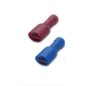 Bm 100 terminali rossi femmine 1,5-6,3x0,8 00191