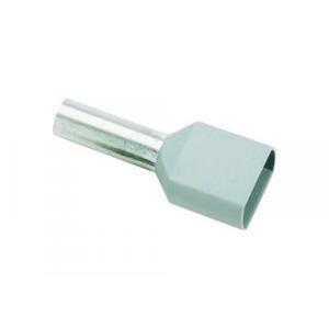 Bm 100 terminali a bussola preisolati grigio 2x4  mm 00560/b100 00560