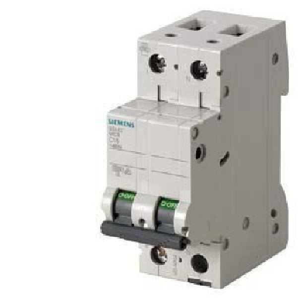 siemens siemens interruttore magnetotemico icn 6000a icu 6ka 2p c6 5sl6206-7bb - foto 1