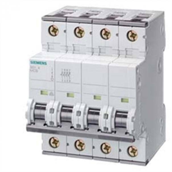 siemens siemens interruttore magnetotermico icn 6000a icu 6ka 4 poli 32a 5sl6432-7bb - foto 1