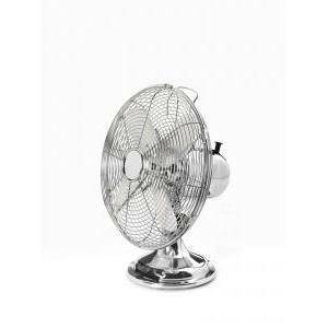 Ventilatore da tavolo diametro 35cm colore cromato 7010cl