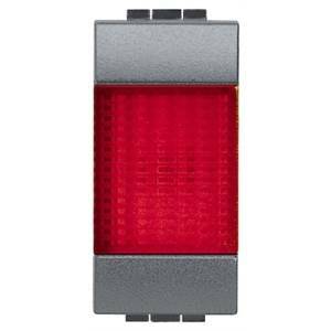 Living international gemma luminosa con diffusore rosso l4371r