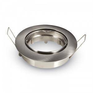Faretto incasso tondo orientabile nickel 3588