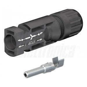Connettore volante maschio  mc4 max 1000v nero - 200-401