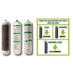 Bombola argon co2 1 l a perder 802048