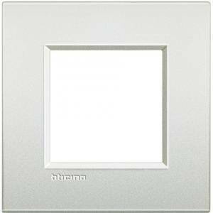 Livinglight air placca 2 moduli colore bianco perla lnc4802pr