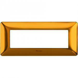 Matix placca 6 posti oro satinato am4806gos