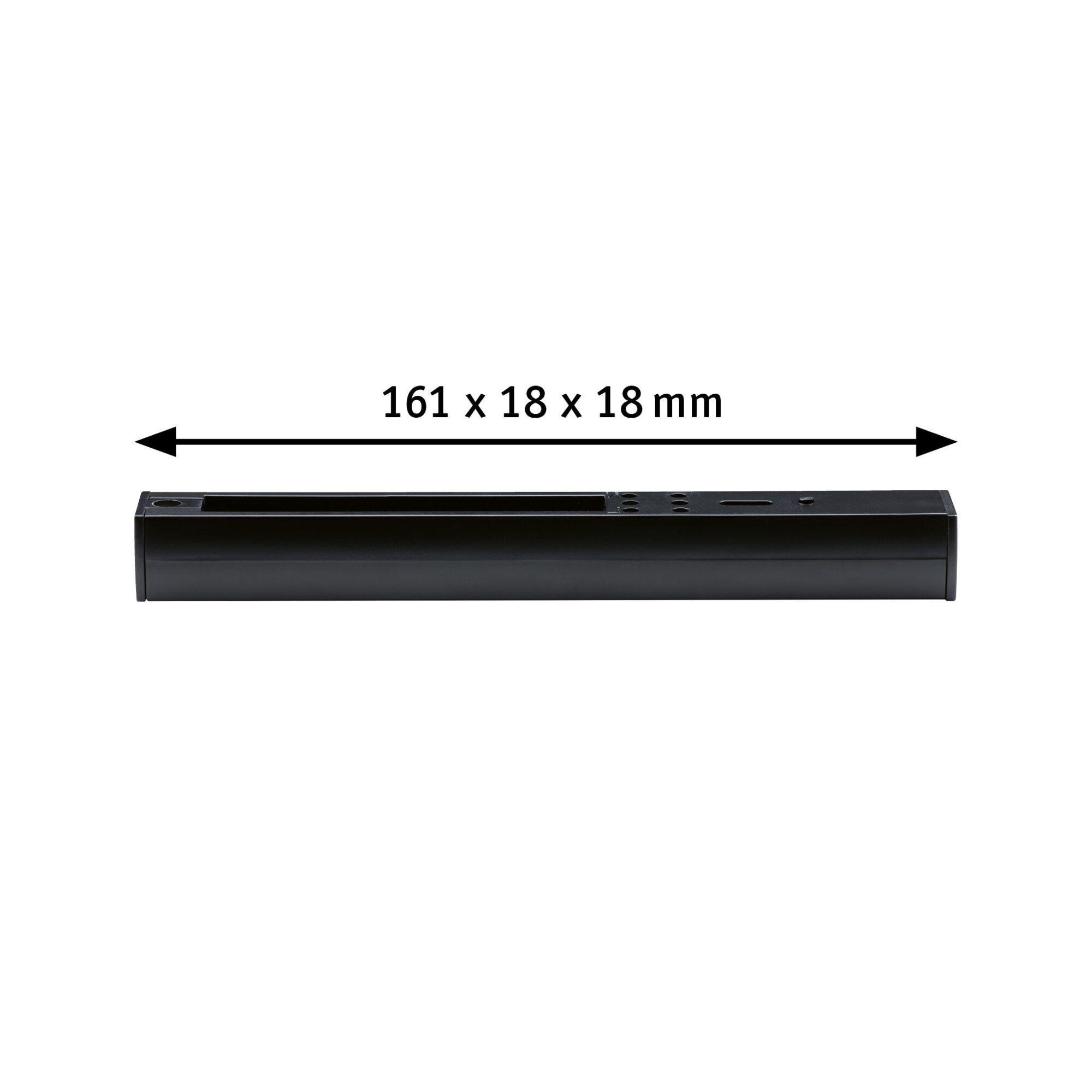 Alimentatore per binario Paulmann max 1000W da 161mm nero - 96960 02
