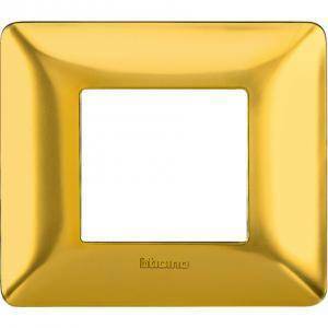 Matix placca 2 posti oro satinato am4802gos