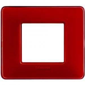 Matix placca 2 posti colore corallo am4802crd