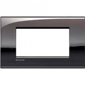 Livinglight air placca 4moduli colore peltro lucido lnc4804pt
