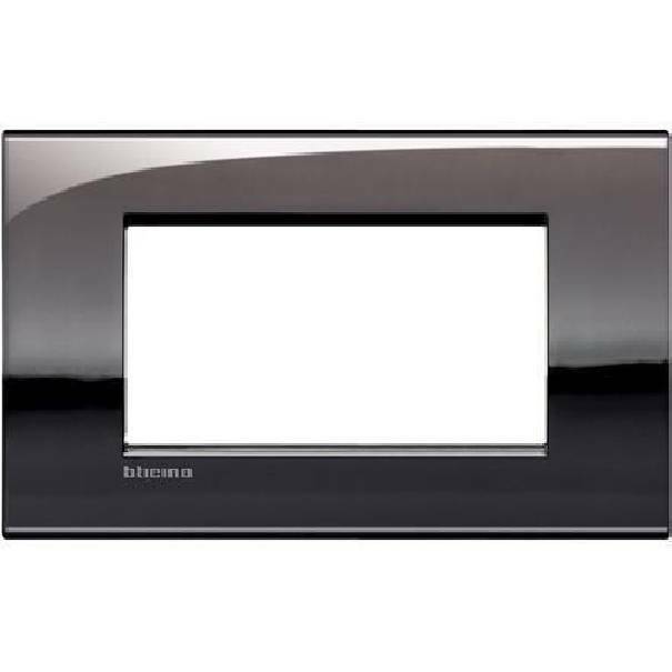 bticino bticino livinglight air placca 4moduli colore peltro lucido lnc4804pt - foto 1