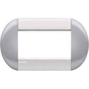 Livinglight placca 4 moduli colore twin sky lnb4804ts