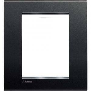 Livinglight placca 3+3 moduli colore  antracite lna4826ar