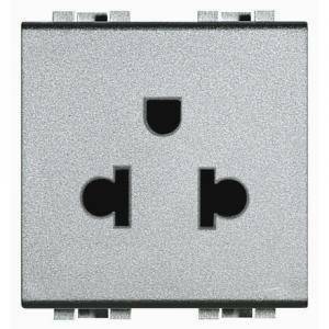 Livinglight tech presa 2p+t 16a euroamericano nt4126