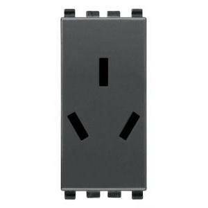 Eikon presa cinese 2 poli + terra 10a colore grigio 20251