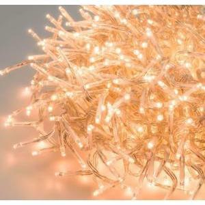 Giocoplast 1000 led bianco caldo con cavo trasparente 50m 14320538