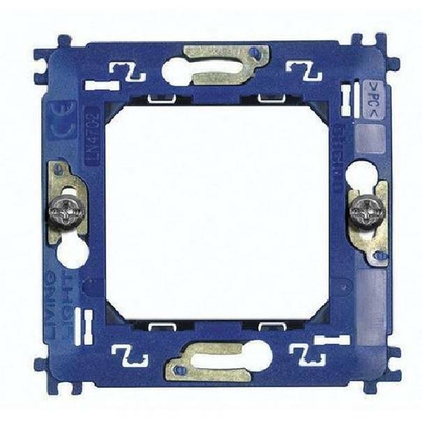 bticino bticino livinglight supporto unico 2 moduli a vite ln4702 - foto 1