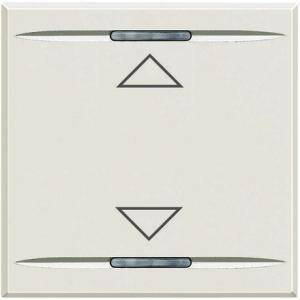 Axolute copritasto su giu 2 moduli bianco hd4911m2ah